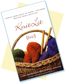 photo of cover of the book Knit Lit Too