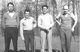 My father with his golfing chums