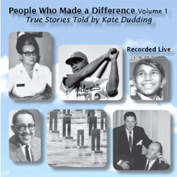 photo of cover of Kate Dudding's CD People Who Made a Difference: Volume 1
